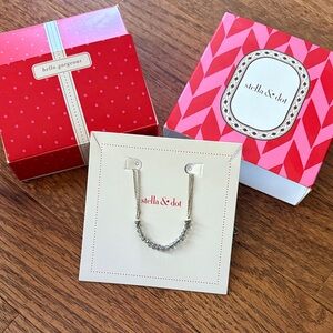 Stella & Dot Silver Piper Necklace